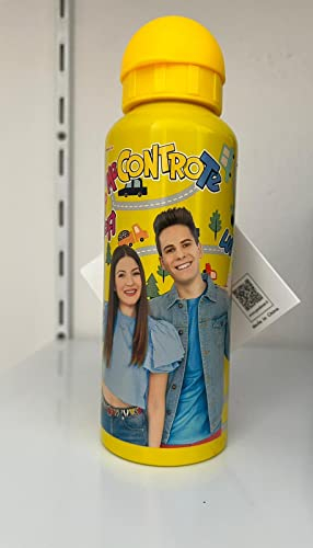 FCP ME CONTRO TE BORRACCIA ALLUMINIO SVITABILE COLORATA LUI' SOFI' 450 ML CON TAPPO (GIALLO)