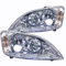 ATEC Germany 2x Hauptscheinwerfer vorne links + rechts H1 / H7 Frontscheinwerfer ohne Stellmotor, Kompatibel mit FORD FOCUS C-MAX (DM2)