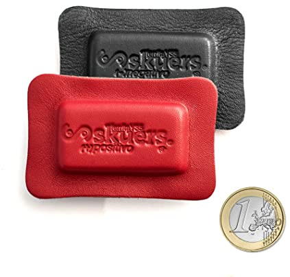 Par de Imanes para Biomagnetismo de Ferrita forrados en piel Skuers Talla S | 3 kg de fuerza | Imanes para Terapia | 1000 Gauss