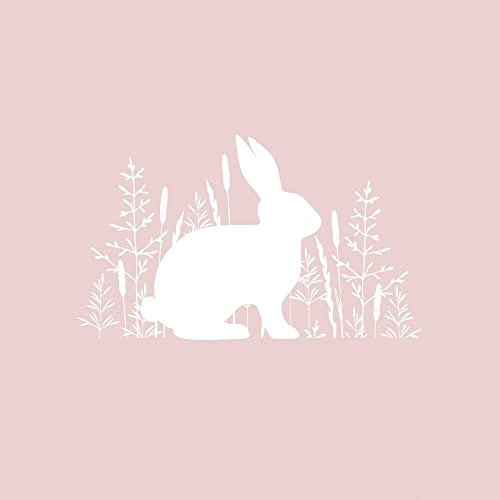 20 Servietten Ostersilhouette rosa | Tischdeko | Decoupage | Serviettentechnik 33x33cm
