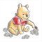 Winnie the Pooh - bedruckt Love Nature (30 cm x 30 cm) (Weiß/Rot/Gelb)