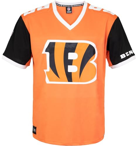 Fanatics Recovered NFL Team Color Block Jersey Trikot (XXL, Cincinnati Bengals)