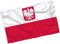 Bandiera polacca colori vivaci doppia cucitura e 2 occhielli in ottone 9,6 x 1,5 m bandiera della Polonia