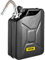 VEVOR Lata de Combustible Portátil 5,3 Gal Capacidad 20 L con Sistema de Boquilla Flexible Tanque de Combustible de Acero Inoxidable y Resistente al Calor para Equipos, Camiones, Automóviles, Negro