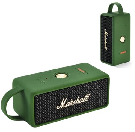 Speaker Case Cover for Marshall Emberton III Portable Bluetooth Speaker Case， 3Colors Available，for Mountaineering Hiking Outdoor Travel Compatible with Marshall Emberton III Case (Green)
