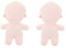 SEWOART 2St Körperpuppe Puppen Kleidung Puppen Klamotten für puppenkleidung Toy Dolls plushdoll Spielzeug Kinder lustige DIY Puppe Stoffpuppe selber Machen dekorative Leere Puppe Plüsch