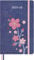 Moleskine Agenda 2025-2026 Sakura, Wochenplaner 18 Monate, Fester Leineneinband und Gummiband zum Verschließen, mit Grußkarte, Aufkleber, Größenformat 13 x 21 cm