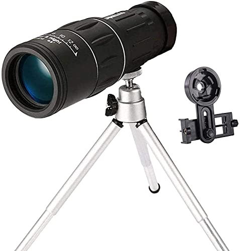 ZJHXPH Monokular Kompakt mit Leben Wasserdicht BAK4 Prism FMC Objektiv Monokular mit und High Power teleskop 16x52 Monokular Teleskop