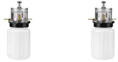 Daijianbin 2 x bomba de vacío olla de aceite 500 ml ordeñadora de plástico aceite para vaca, oveja, cabra, ordeñar, máquina accesorios