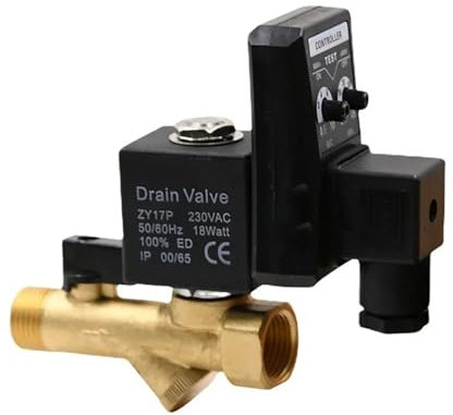 IDDCMWNB 1/2 Zoll Elektronische Ablauf Ventil Luft Kompressor Filter Trockner Luft Lagerung Tank Ablauf Kühler Separatoren Elektromechanische Ventil(One Body Type,DC24V)