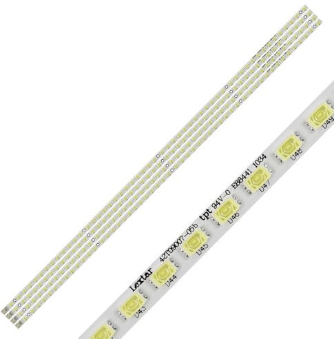 HUTBUVEAW Tiras de retroiluminación LED T420HW07V0 42T09-04B 42t09-05B STA420A04_REV1.0_52_100121 for LG TV 42LE4500-ZA 42LE5300-ZA 42T09007-05B(1set 2pcs 60led)