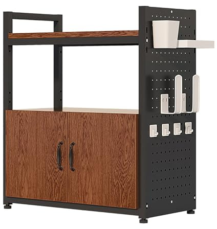 XIGOUZIQU Armoire Rangement Cuisine, Kitchen Cabinet, Buffet De Cuisines, Support for Micro-Ondes avec Rangement, Vaisselier, Buffets, Crédences Et Vaisseliers,Meubles Cuisine(A,60cm (23.62in))