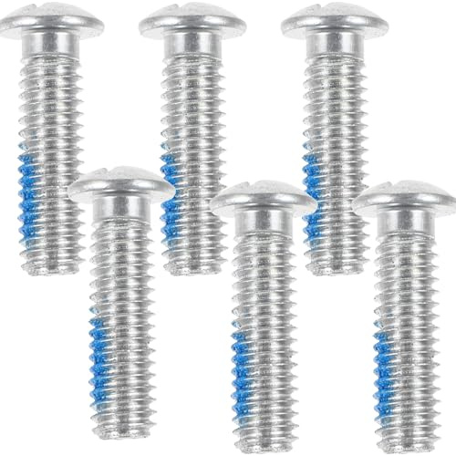 JOINPAYA Vis de Butée pour Patins à roulettes 6 Pièces en Métal Robuste Kit de Vis de Rechange pour Entretien des Roulements Compatible Rollers Quad et Patins à Roues Alignées