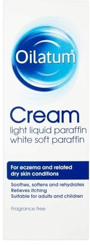 Oilatum Cream for Eczema, Psoriasis and Dry Skin Conditions, Soothing Formula for Sensitive Skin, Hydrating Relief for Itchy, Irritated Skin, 1 x 150g