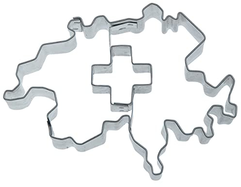 Staedter, diseño de Suiza con Cruz Cortador de Galletas, Color Plateado