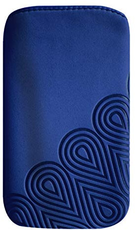 Puro Nabuk Schutzhülle für Handy Blau