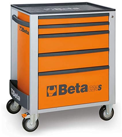 Beta C24S/5-G - Cassettiera porta attrezzi con 5 cassetti
