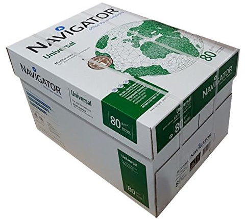 Navigator Weißes A3 FSC Universalpapier, Kopier- und Druckerpapier, mattes Finish, 80 g/m², 2.500 Blatt