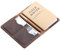 Leder-Tagebuchhülle für Feldnotizen, Notizbuchhülle für Moleskine Cahier, handgefertigter Vintage-Ledereinband für 8,9 x 14 cm große Notizbücher, Braun