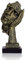 LEPENDOR Abstrakter und kreativer Schreibtisch Dekorationen Die Gesichtsdenker Statue, Handgefertigte Stille Männer Statuen Harz Abstrakte Skulptur Büro Home Decor Figur Geschenk - Kein Hear, Gold