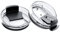 DSCVR Tapa de repuesto para vaso mejorada, 2 piezas, a prueba de derrames, resistente a roturas, ajuste perfecto, tapas transparentes, compatible con Yeti Rambler, Ozark Trails, estilo antiguo RTIC