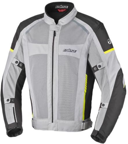Büse Santerno Giacca tessile motociclistica Grigio chiaro