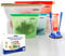 Reusable Silicone Food Storage Bags [7 Set] | [4 x 1000ml + 2 x 1500ml + Bonus Bag Rack Holder] | Freezer, Microwave & Dishwasher Safe | for Soups, Sandwiches + More | by Kitchen Elements