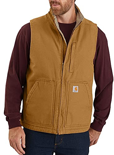 Carhartt Men's Sherpa Lined Mock-Neck Vest