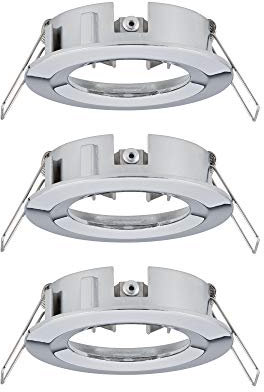 Paulmann 92482 Einbauleuchte Choose Spot starr Deckeneinbaustrahler Einbaulampe ohne Leuchtmittel Alu, Chrom, Max. 3 x 10W