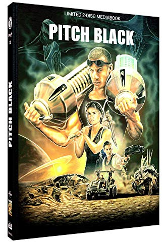 Pitch Black - Planet der Finsternis - Mediabook - Cover A - Limited Edition auf 444 Stück (+ DVD) [Blu-ray]