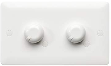 MK (ELECTRIC) Base 2G LED UNIVERSAL DIMMER, White, MB1524WHI