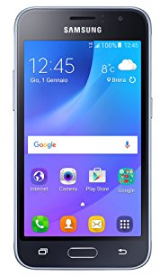 Samsung Galaxy J1 (2016) SM-J120F 8GB 4G Black - smartphones (Single SIM, Android, MicroSIM, EDGE, GPRS, HSPA+, HSUPA, UMTS, LTE) (Renewed)