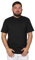 Men's Plain Short Sleeve Henley T-Shirt with Grandad Collar (2245) (as8, Alpha, xx_l, Regular, Regular, Black)