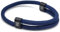 KAROO EARTH JEWELLERY Adjustable Rope Bracelet - Unisex Paracord Durable Waterproof Nautical Fashion Bracelet - Handmade Sport - Fit any Wrist (Navy Blue)