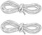 Bewudy 2 Piezas Cordones con Purpurina, Cordones con Diamantes de Imitación, Cordones para Zapatos, Cordones Redondos de Repuesto, Correas de Cuerda con Diamantes Brillantes para Cuerda con Capucha