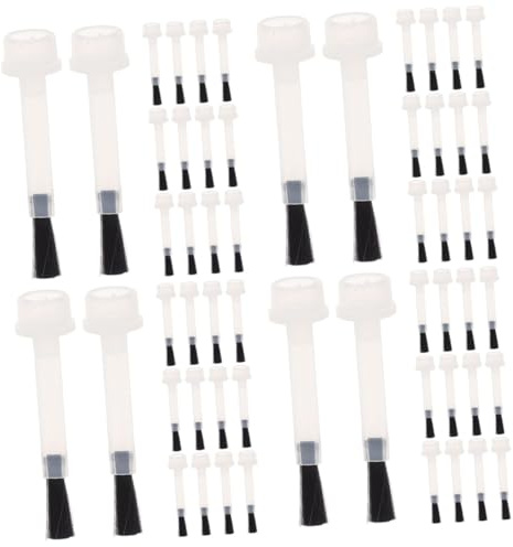 Beaupretty 400pcs Nail Polish Brush Replacement Thin Nail Art Brush for Gel Polish