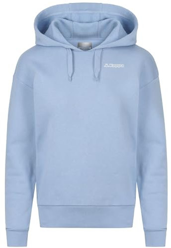 Kappa - Felpa, Donna, Blu, Cotone, Sportstyle, Logo Atmosphere, Taglia: XXL