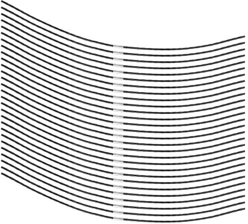 30 Stück F016800431 Trimmerfaden für Bosch Freischneider AFS 23-37, Nylonfaden Ersatz-Trimmerschnur Faden Länge: 37 cm, FadenØ: 3,5 mm, Home and Garden Rasentrimmer Trimmerfaden für Bosch