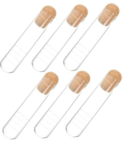 KOCKSHION 6piezas Infusores De Té De Vidrio Filtro Transparente Largas Para Tazas