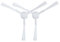 Spazzola Laterale Bianca, Compatibile Con Xiaomi, STYTJ02YM 3C E10 C101 S20 D106, Compatibile Con Viomi, V2 Pro V3 SE 2S S10 B106GL S12 T12 V-RVCLM21B, Parti Di Ricambio For Aspirapolvere