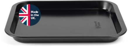 Russell Hobbs Everyday Backblech 31 cm, klein | Kohlenstoffstahl, ILAG-Antihaftbeschichtung, spülmaschinengeeignet, gleichmäßige Wärme, schwarz, Made in UK