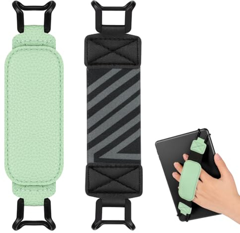 AXFEE 2PCS Secure Hand Strap for 6-8 eReaders And Tablet | Universal High-Elasticity Versatile Strapsicle, Soft Lightweight Finger Grip Holder for 6-8 ebook readers & accessories