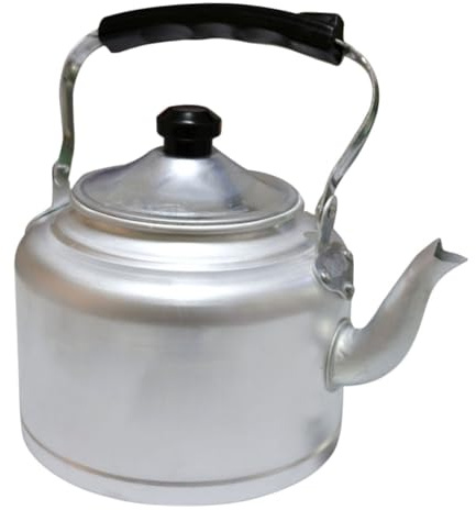 VICASKY Retro Aluminium Wasserkocher Großer Wasserkessel für Herd Gasherd Holzofen Langlebiger Teekessel mit Komfortablem Griff Vielseitiger Haushalts teekessel für Tee liebhaber und