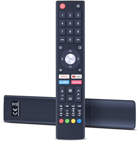 Snrigw Telecomando di ricambio per OK TV ODL32850FC-TAB ODL24771HN-TAB ODL32770H-TAB (senza voce)