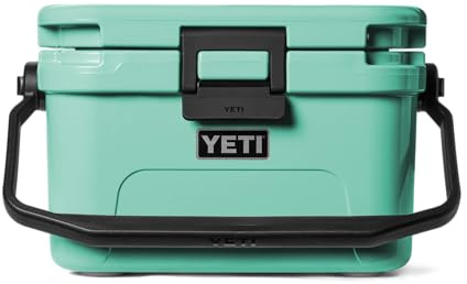 YETI Roadie 8 Cool Box, Insulated Hard Cooler, Seafoam