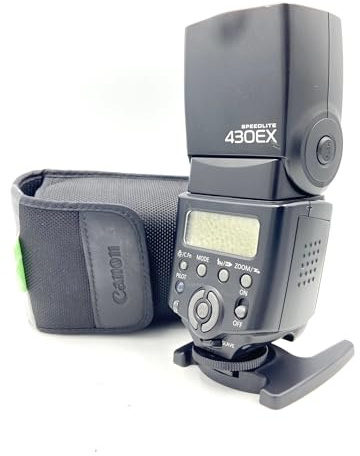 Canon Speedlite 430EX Schwarz - Kamerablitze (Schwarz, 3,7 s, 50 m, 200-1400, 105 m, AA)