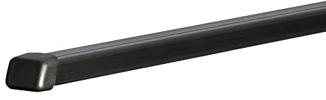 Thule 766000 4-Kantrohr, 1 Paar, 200 cm, 3 mm Wandstärke, Black