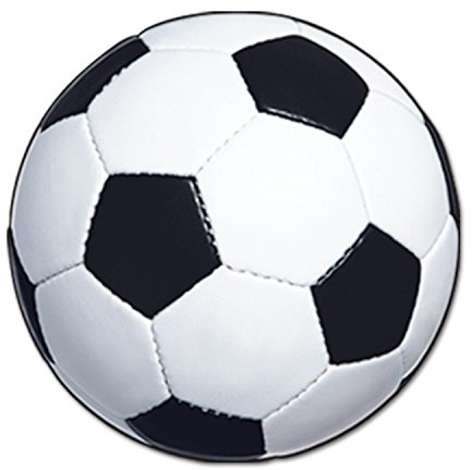 Soccer Ball Cutout Party Accessory (1 count)