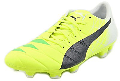 Puma Mens evoACCURACY 2 FG Firm Ground Soccer Cleats 8 US, Flourescent Yellow