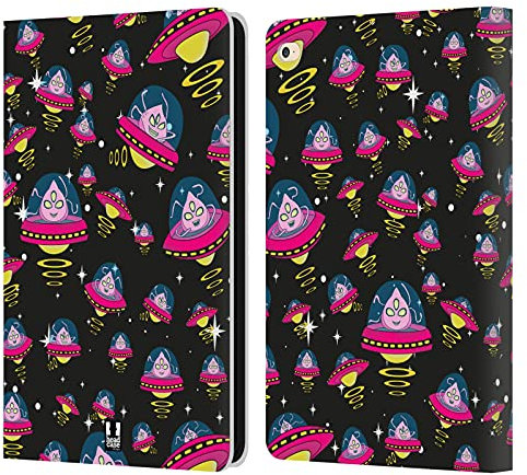 Head Case Designs Pirz Alieni Custodia Portafoglio in Pelle Compatibile con Apple iPad Air 2 (2014)